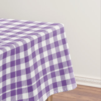 Helle Cottage Moderne Gingham Klassisch Lila Tischdecke