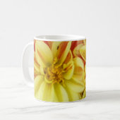 Helle Dahlien Kaffeetasse (Vorderseite Links)