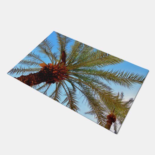 Helle Date Tree Fußmatte (Schrägansicht)