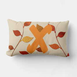 Helle dekorative Blätter Kissen