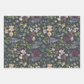 Helle Doodles Geschenkpapier Set aus 3 (Vorderseite)