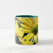 Helle Edelsteine der ErdTasse Zweifarbige Tasse (Mittel)