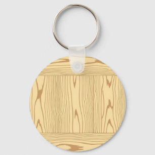Helle Eichenholzmaserung Minimalist Schlüsselanhänger