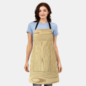 Helle Eichenholzmaserung Minimalistisch Schürze (Getragen)