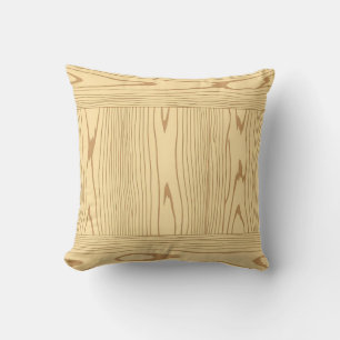 Helle Eichenholzmaserung Textur Minimalistisch Kissen