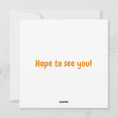 Helle Einladung (Rückseite)