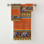 Helle Elefanten Badhandtuch Set (Insitu)