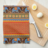 Helle Elefanten Küchentücher (Viertel Falte)