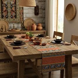 Helle Elefanten Kurzer Tischläufer