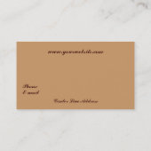 Helle Engels-Spur Visitenkarte (Rückseite)