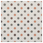 Helle Erdtöne Wald Polka Punkte Design Stoff (Muster)