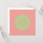 Helle Escape Birthday Card - Karte Nr. 4 von 18 (Vorderseite/Rückseite Beispiel)