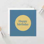 Helle Escape Birthday Card - Karte Nr. 7 von 18 (Vorderseite/Rückseite Beispiel)