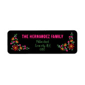 Helle ethnische Blume Fiesta mexikanische Stickere (Vorne)