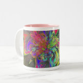 Helle Explosion der Farbe Zweifarbige Tasse (Vorderseite Links)