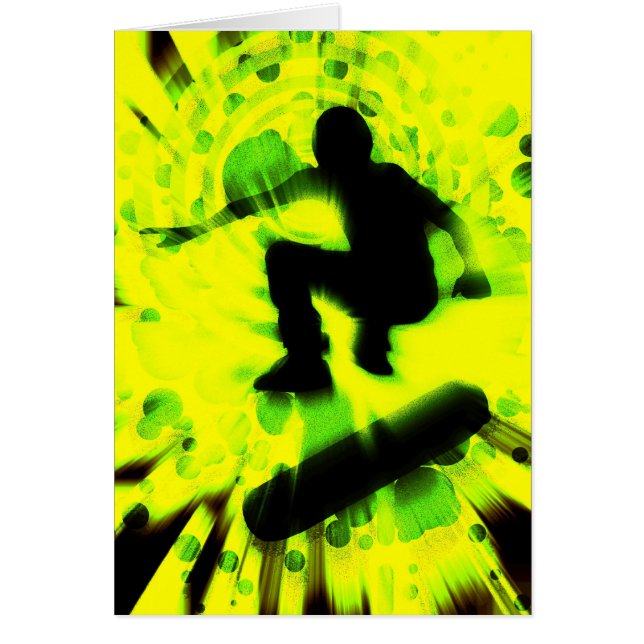 helle Explosion des Skateboards (Vorne)