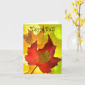 Helle Fall Anmerkungs-Karte Karte (Gelbe Blume)