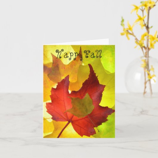 Helle Fall Anmerkungs-Karte Karte (Gelbe Blume)