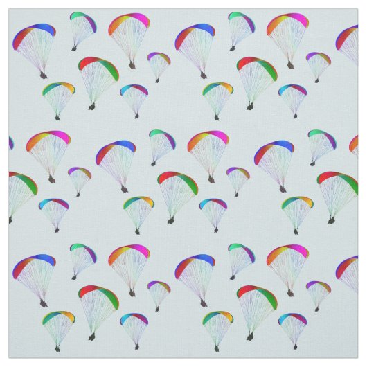 Helle Fallschirmkanopen: Paraglider / Parasailer Stoff (Muster)