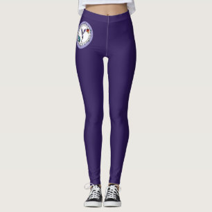 Helle Fantasy Gemstone Elegant Amethyst Dragon Leggings