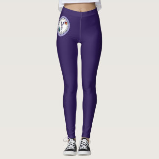 Helle Fantasy Gemstone Elegant Amethyst Dragon Leggings
