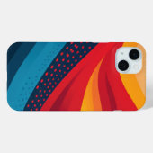 Helle Farbbereiche mit Punktmustern Case-Mate iPhone Hülle (Rückseite (Horizontal))