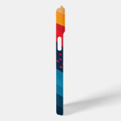 Helle Farbbereiche mit Punktmustern Case-Mate iPhone Hülle (Rückseite / Rechts)