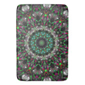 Helle Farbe im Dunkeln im Kaleidoskop im Medaillon Badematte (Vorderseite Vertikal)