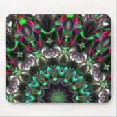 Helle Farbe im Dunkeln im Kaleidoskop im Medaillon Mousepad (Vorne)