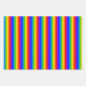 Helle Farbe Kleine Regenbogenstreifen Geschenkpapier Set (Vorderseite 3)