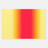 Helle Farbe Moderne rosa Rosa Gelb Orange Einzigar Geschenkpapier Set (Vorderseite 2)