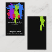 Helle Farbe streicht Acryl Visitenkarte (Vorne/Hinten)