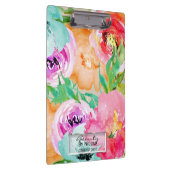 Helle Farbe Wasserfarbe Personalisiert Klemmbrett (Rechts)