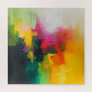Helle Farben Abstrakte Kunst Puzzle