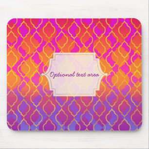 Helle Farben arabisch marokkanisches Glam Indianer Mousepad