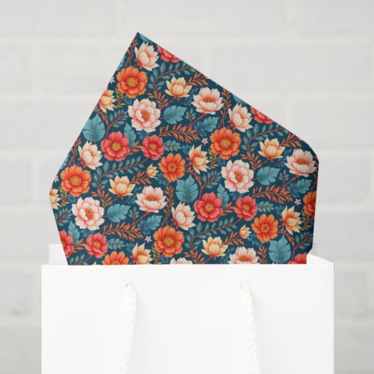 Helle Farben Chinoiserie Seidenpapier (Geschenktüte)