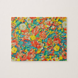 Helle Farben der Blumen Bellinzona Highlights Puzzle