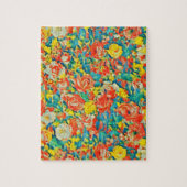 Helle Farben der Blumen Bellinzona Highlights Puzzle (Vertikal)