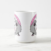 Helle Farben des schreienden Opossums Kaffeetasse (Mittel)