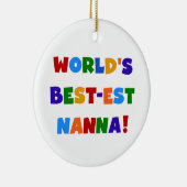 Helle Farben Die besten Nanna Tshirts Keramik Ornament (Rechts)