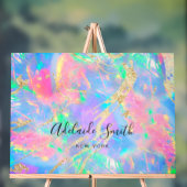 helle Farben Edelstein opaler Hintergrund Acrylschild (Neutral)