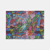 Helle Farben, feine Designdecke Fleecedecke (Vorderseite (Horizontal))
