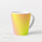 Helle Farben Kleine Latte Tasse (Rechte Ecke)