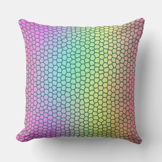 Helle Farben Leopard Print magisch Kissen (Vorderseite)