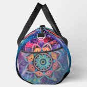 Helle Farben Mandala Blue Aqua Pink Duffle Bag (Rechts)