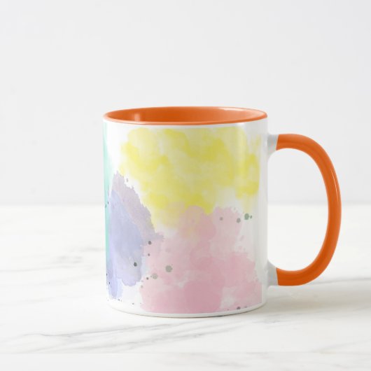 Helle Farben mit einer sanften Note Tasse (Rechts)