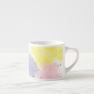 Helle Farben mit sanfter Note Espressotasse
