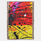 Helle Farben Muster Malerei. Jetzt kaufen Decke (Vorderseite Vertikal)