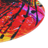 Helle Farben Muster Malerei. Jetzt kaufen Schneidebrett (Ecke)