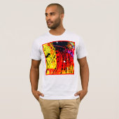 Helle Farben Muster Malerei. Jetzt kaufen T-Shirt (Vorne ganz)